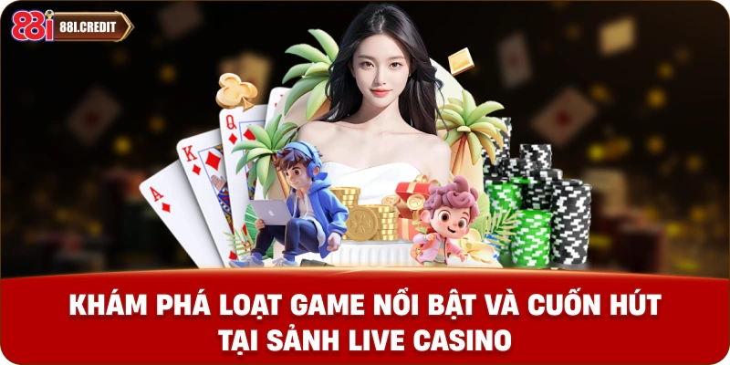 Khám phá loạt game nổi bật và cuốn hút tại sảnh Live Casino